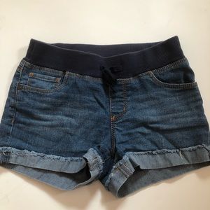 arizona medium wash denim shorts